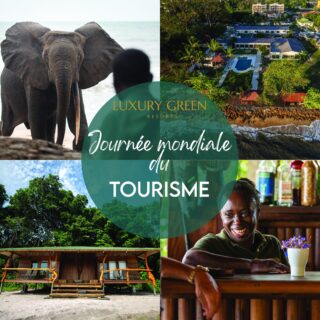 La Journée Mondiale du Tourisme est l’occasion de reconnaître l’importance du tourisme durable en tant qu’outil d'échanges interculturels et de développement économique.

L'objectif de Luxury Green Resorts est de dynamiser et de développer le secteur du tourisme durable au Gabon en valorisant les Parcs Nationaux, afin de vous offrir des expériences uniques et inoubliables, tout en préservant la beauté de notre patrimoine naturel !
________________________________

World Tourism Day is an opportunity to recognise the importance of sustainable tourism as a tool for intercultural exchange and economic development.

The aim of Luxury Green Resorts is to boost and develop the sustainable tourism sector in Gabon by promoting the National Parks, in order to offer you unique and unforgettable experiences, while preserving the beauty of our natural heritage!

#tourismedurable #tourisme #LGR #tourism #Luxurugreenresorts #PongaraLodge #LoangoCamps #gabon #hôteldelasablière #journeemondialedutourisme